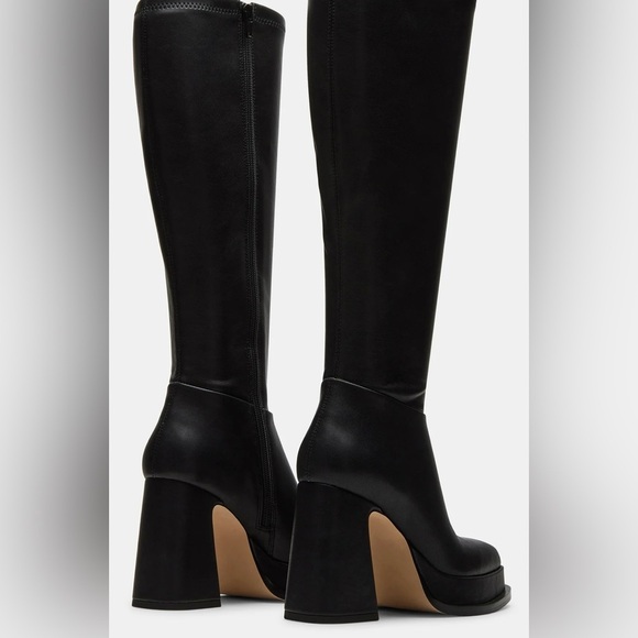Steve Madden MYNDIE BLACK Boots Size 10 - Picture 2 of 12